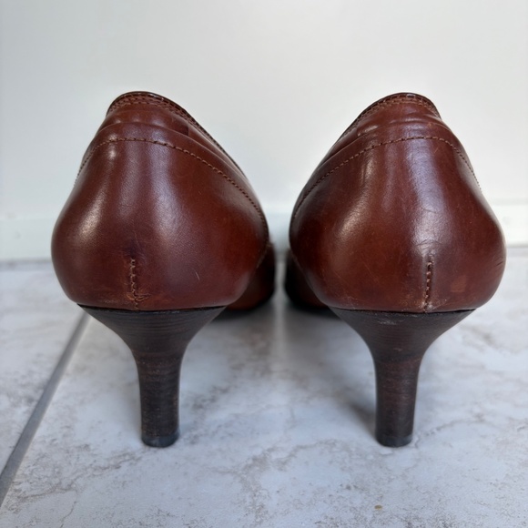 Cole Haan Brown Leather Women’s Heel Shoes - Size 8 - Picture 5 of 12